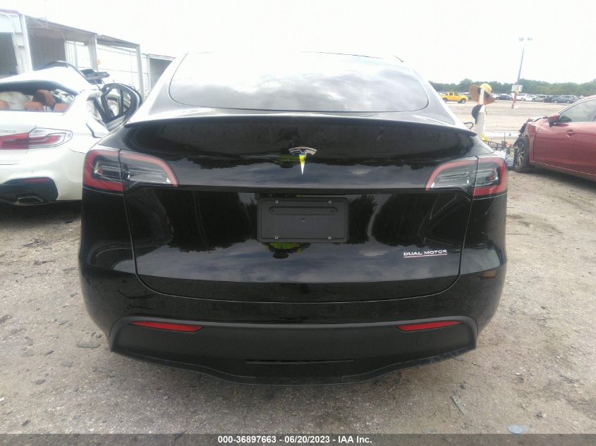 2022 TESLA MODEL Y - 7SAYGDEF0NF457213