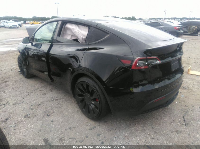 2022 TESLA MODEL Y - 7SAYGDEF0NF457213