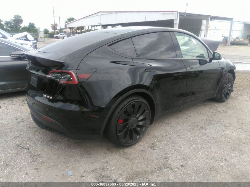 2022 TESLA MODEL Y - 7SAYGDEF0NF457213