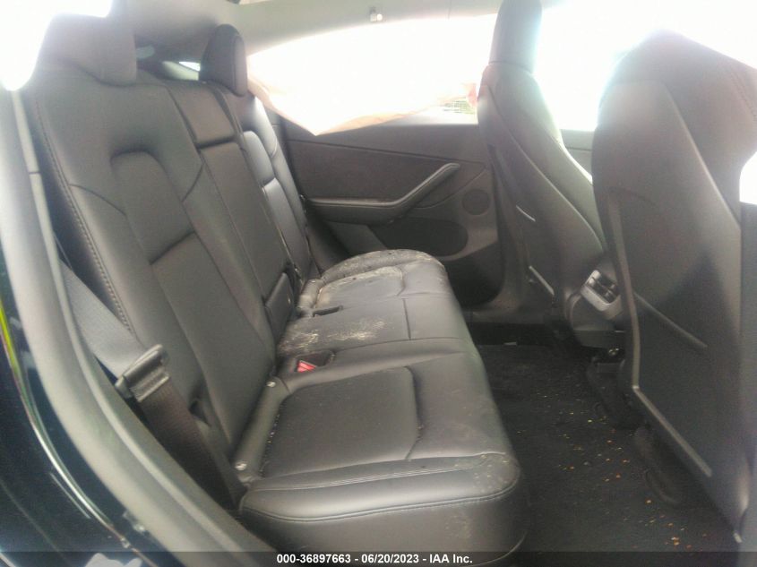 2022 TESLA MODEL Y - 7SAYGDEF0NF457213