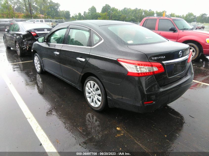 2015 NISSAN SENTRA S - 3N1AB7AP8FY310367