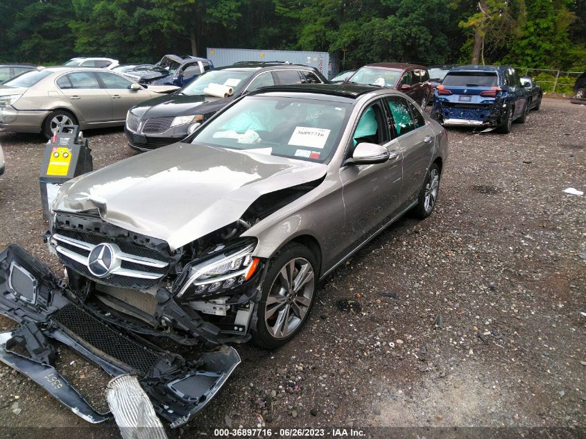 55SWF8EB0KU304403 2019 MERCEDES-BENZ C-CLASS, photo no. 2