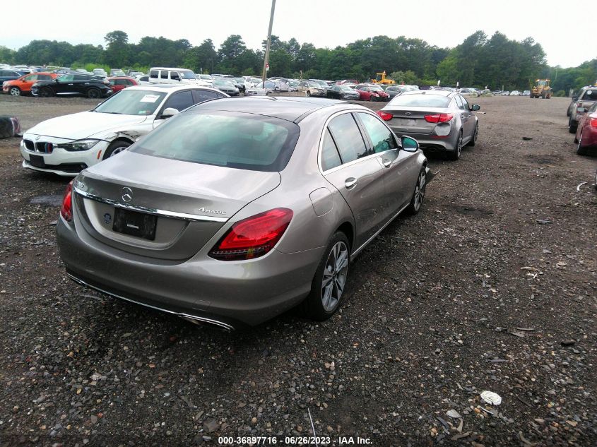 55SWF8EB0KU304403 2019 MERCEDES-BENZ C-CLASS, photo no. 4