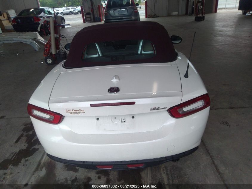 2018 FIAT 124 SPIDER LUSSO RED TOP EDITION - JC1NFAEK0J0139354