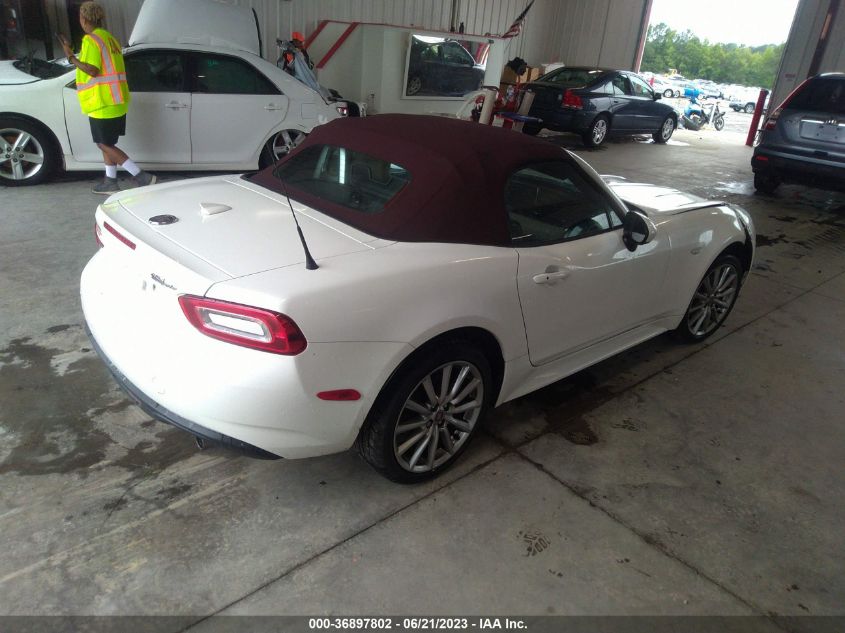2018 FIAT 124 SPIDER LUSSO RED TOP EDITION - JC1NFAEK0J0139354