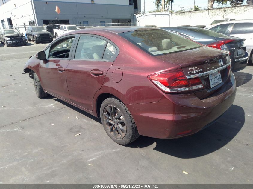 2013 HONDA CIVIC SDN EX - 19XFB2F87DE283295