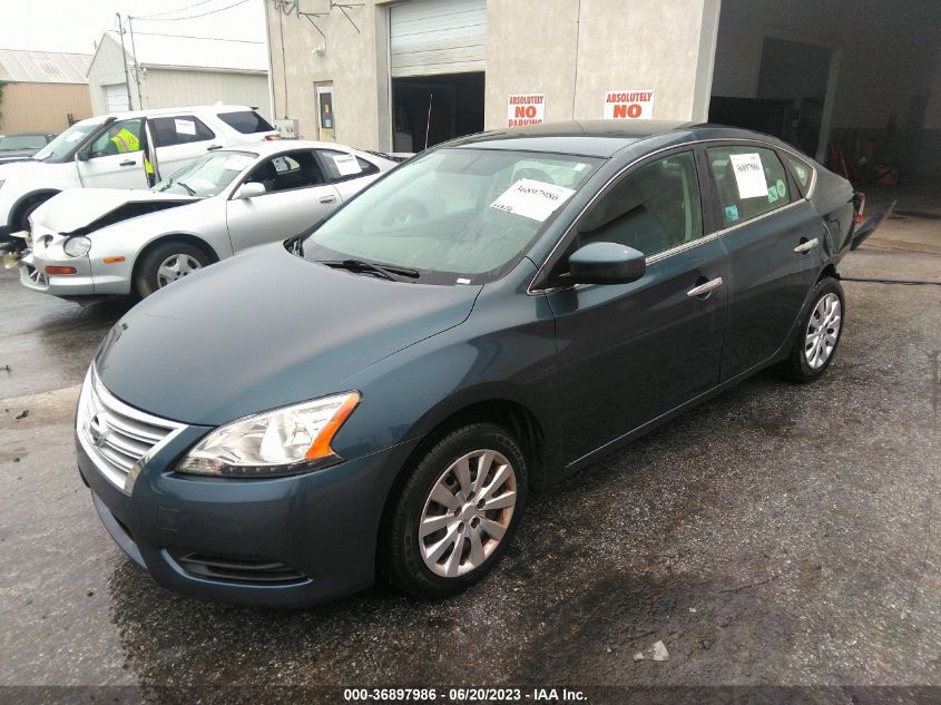 2014 NISSAN SENTRA S - 3N1AB7AP2EY246633