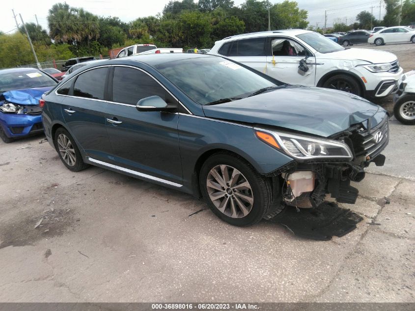 2015 HYUNDAI SONATA 2.4L SPORT - 5NPE34AF5FH154819