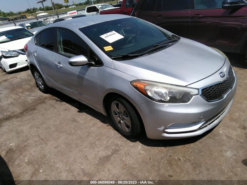 2015 KIA FORTE LX - KNAFX4A61F5310456