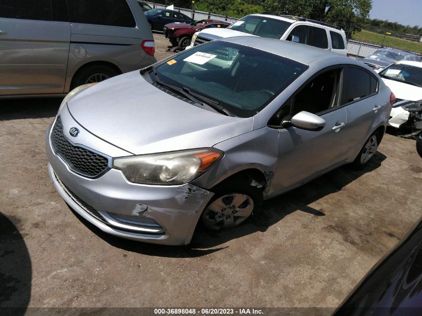 2015 KIA FORTE LX - KNAFX4A61F5310456