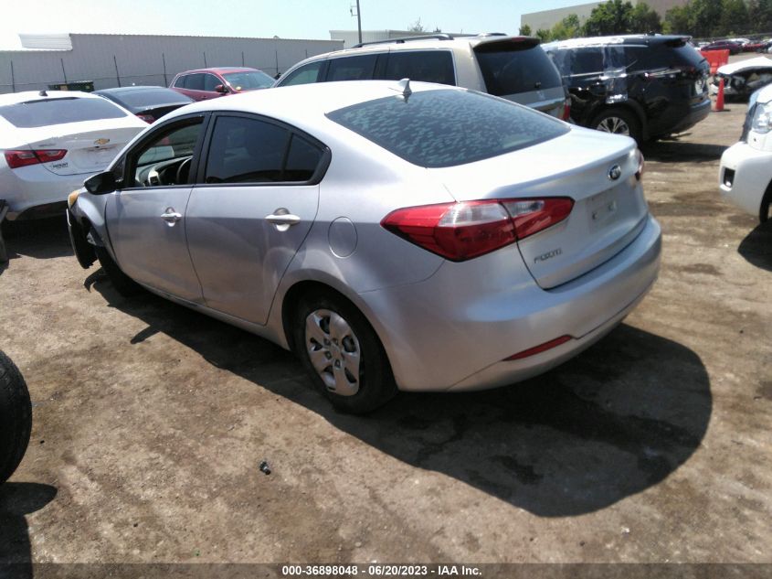 2015 KIA FORTE LX - KNAFX4A61F5310456
