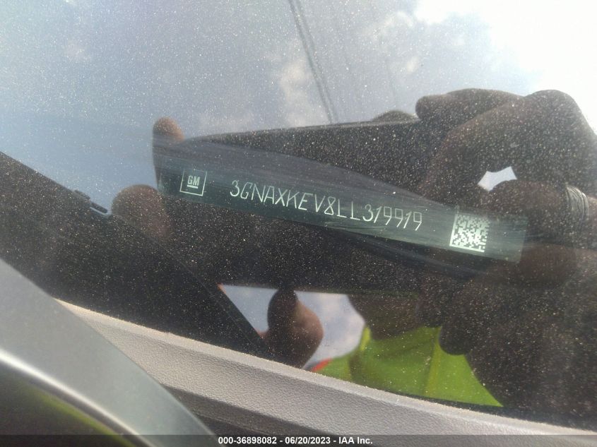 2020 CHEVROLET EQUINOX LT - 3GNAXKEV8LL319919