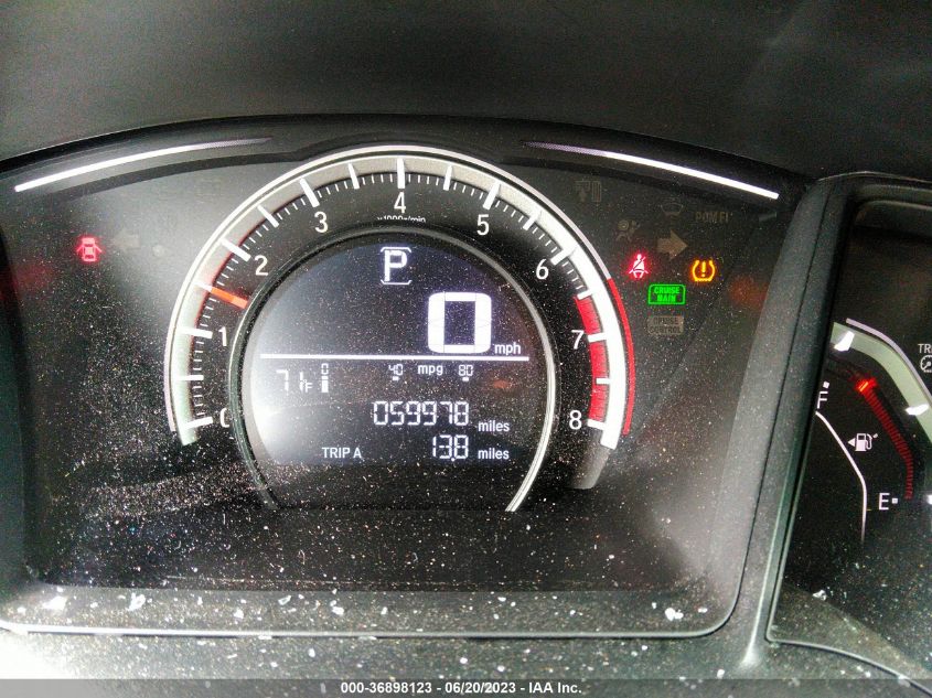 2018 HONDA CIVIC HATCHBACK LX - SHHFK7H26JU205066