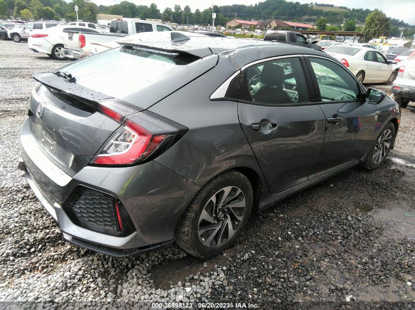 2018 HONDA CIVIC HATCHBACK LX - SHHFK7H26JU205066