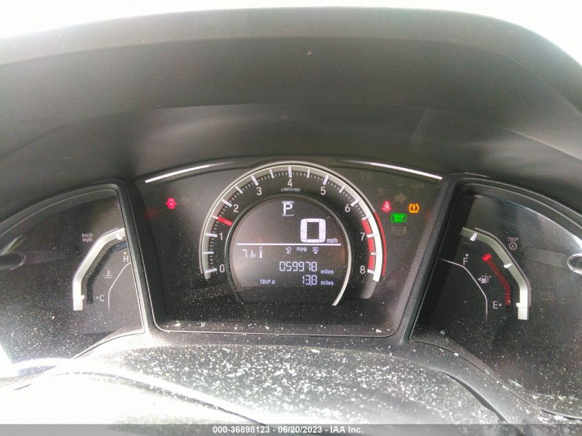 2018 HONDA CIVIC HATCHBACK LX - SHHFK7H26JU205066