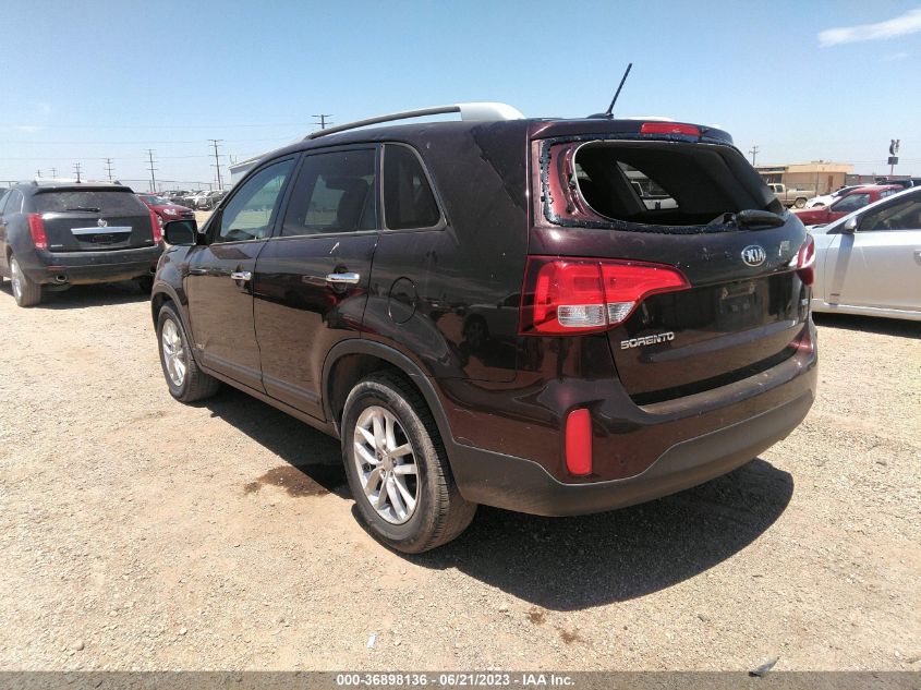 2015 KIA SORENTO LX - 5XYKTCA63FG594963