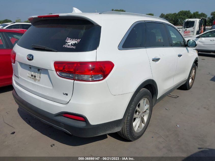 2016 KIA SORENTO LX/L - 5XYPG4A59GG027410