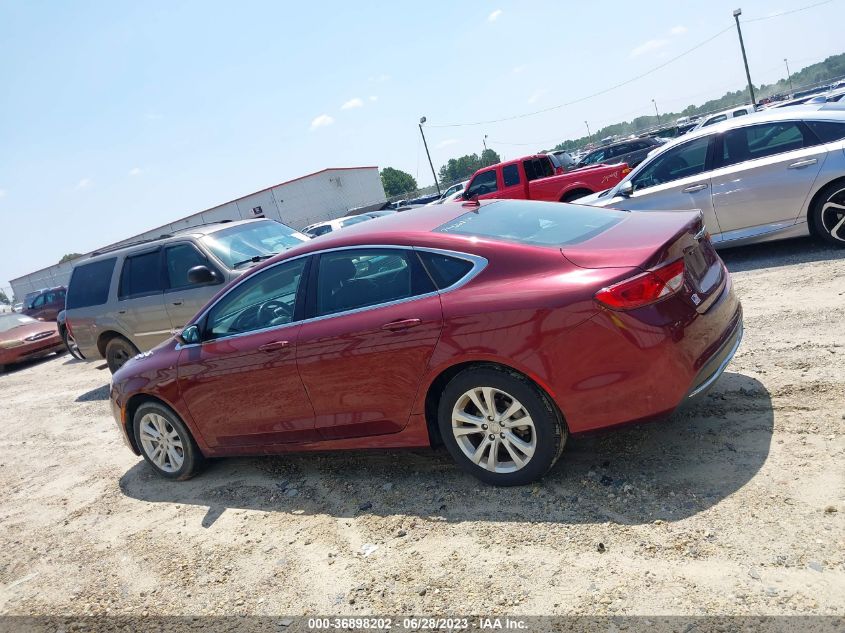2017 CHRYSLER 200 LIMITED PLATINUM - 1C3CCCABXHN508937