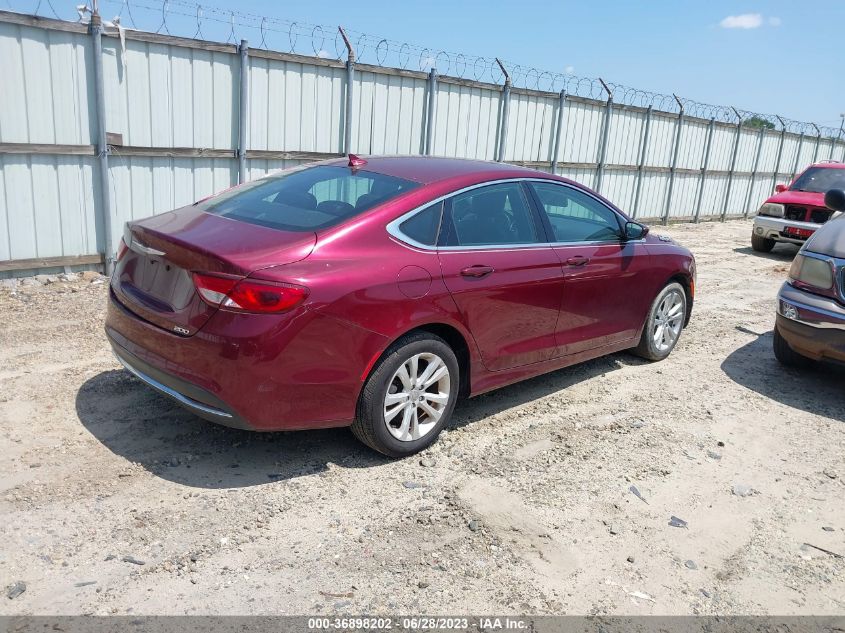 2017 CHRYSLER 200 LIMITED PLATINUM - 1C3CCCABXHN508937