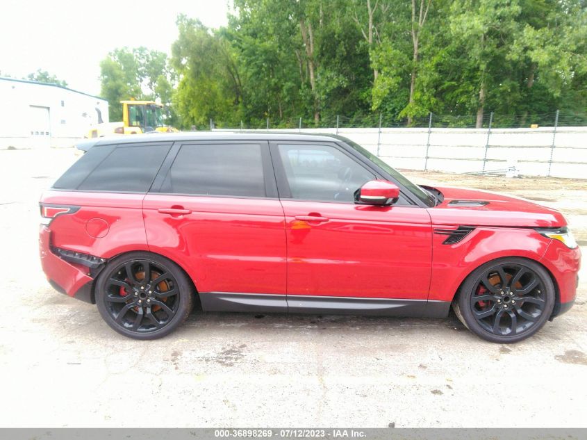 2016 LAND ROVER RANGE ROVER SPORT V6 HSE - SALWR2PFXGA597628