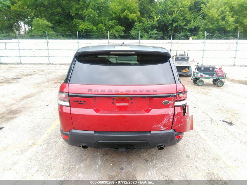 2016 LAND ROVER RANGE ROVER SPORT V6 HSE - SALWR2PFXGA597628