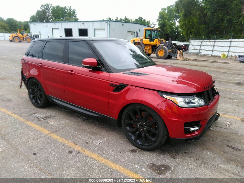2016 LAND ROVER RANGE ROVER SPORT V6 HSE - SALWR2PFXGA597628
