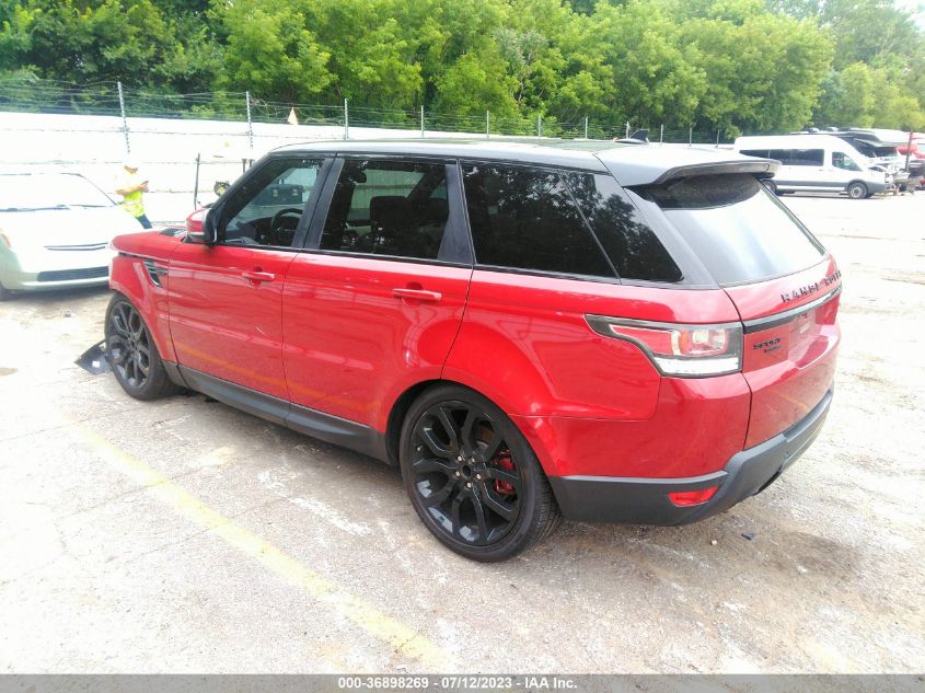 2016 LAND ROVER RANGE ROVER SPORT V6 HSE - SALWR2PFXGA597628