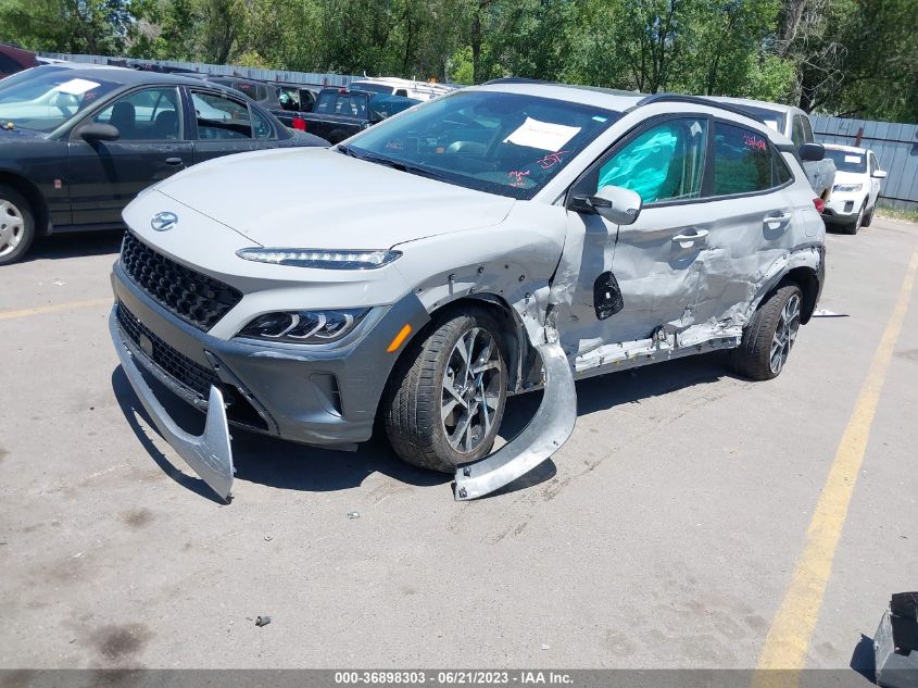 2022 HYUNDAI KONA LIMITED - KM8K5CA34NU896299