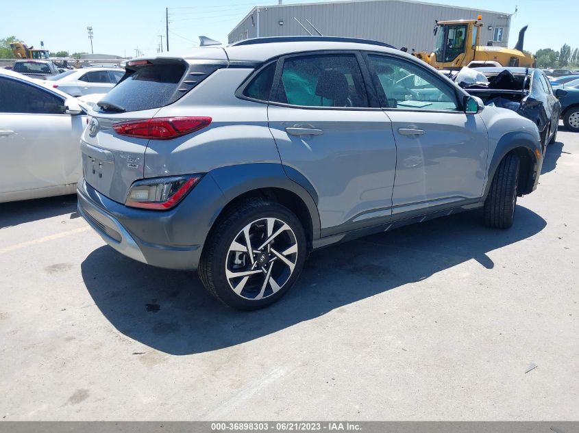 2022 HYUNDAI KONA LIMITED - KM8K5CA34NU896299