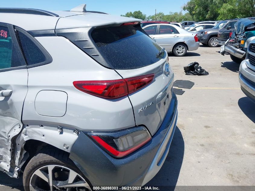 2022 HYUNDAI KONA LIMITED - KM8K5CA34NU896299