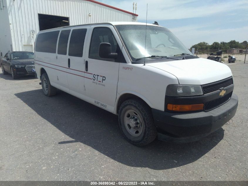 2018 CHEVROLET EXPRESS PASSENGER LS - 1GAZGNFG6J1341878