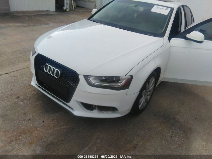 2013 AUDI A4 PREMIUM - WAUAFAFL5DN010233