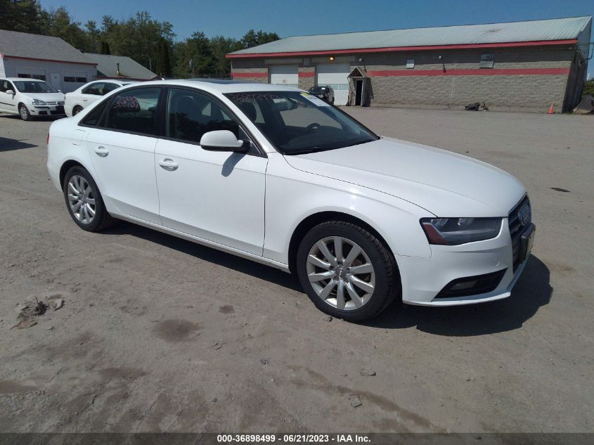 2013 AUDI A4 PREMIUM - WAUBFAFL2DN007956