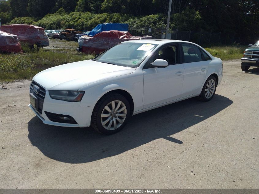 2013 AUDI A4 PREMIUM - WAUBFAFL2DN007956