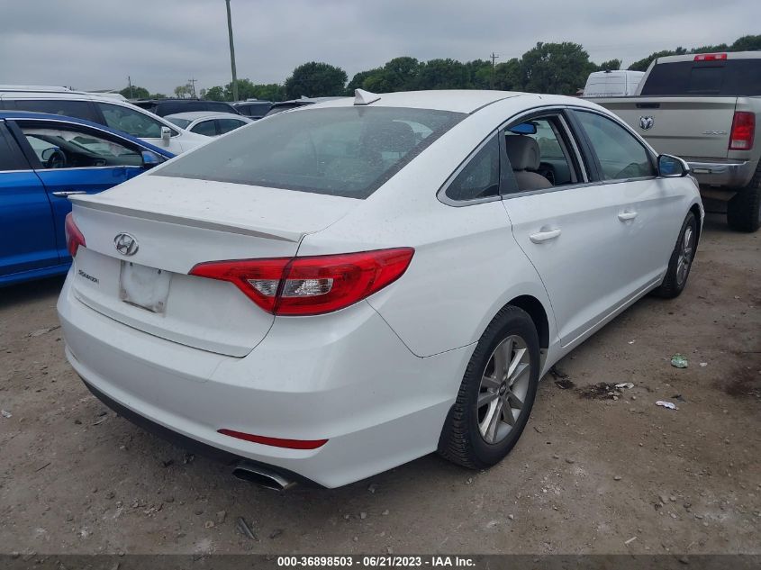 2016 HYUNDAI SONATA 2.4L SE - 5NPE24AFXGH337685