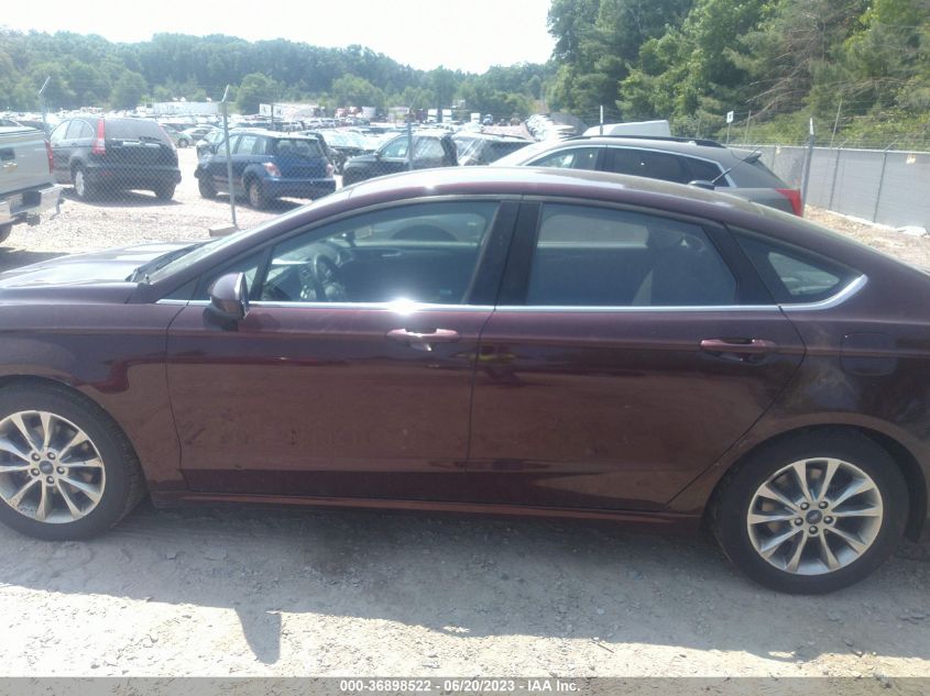 2017 FORD FUSION SE - 3FA6P0H7XHR415741