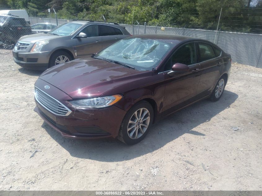 2017 FORD FUSION SE - 3FA6P0H7XHR415741