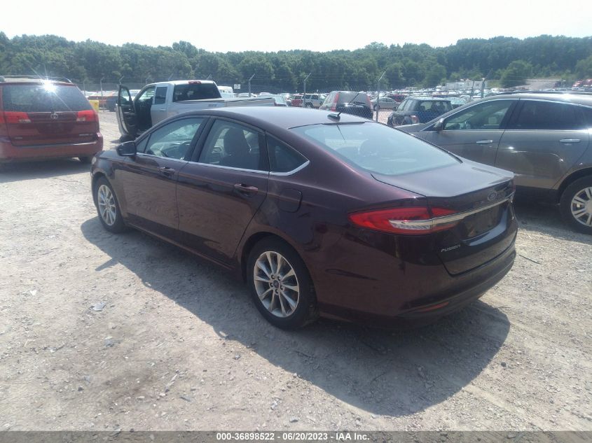 2017 FORD FUSION SE - 3FA6P0H7XHR415741