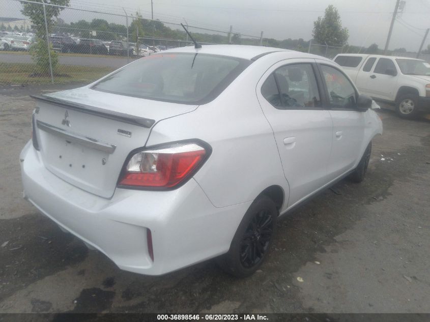 2022 MITSUBISHI MIRAGE G4 ES/LE/BLACK EDITION - ML32FUFJ8NHF08522