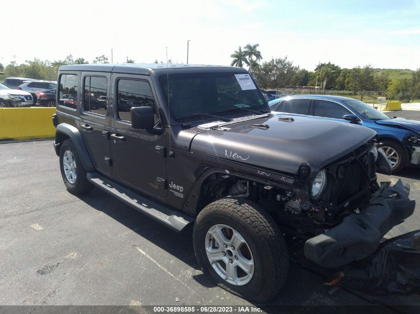 2018 JEEP WRANGLER UNLIMITED SPORT - 1C4HJXDGXJW227162