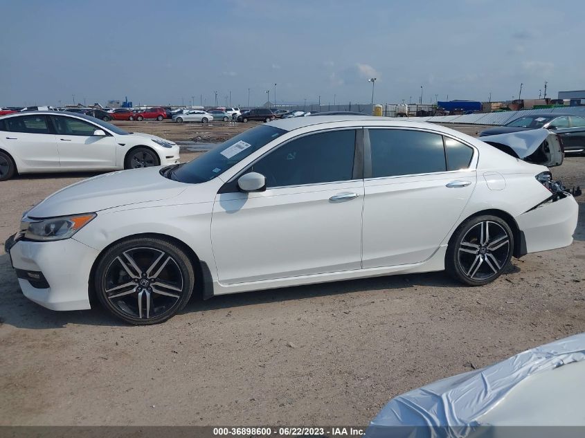 2016 HONDA ACCORD SEDAN SPORT - 1HGCR2F52GA015669
