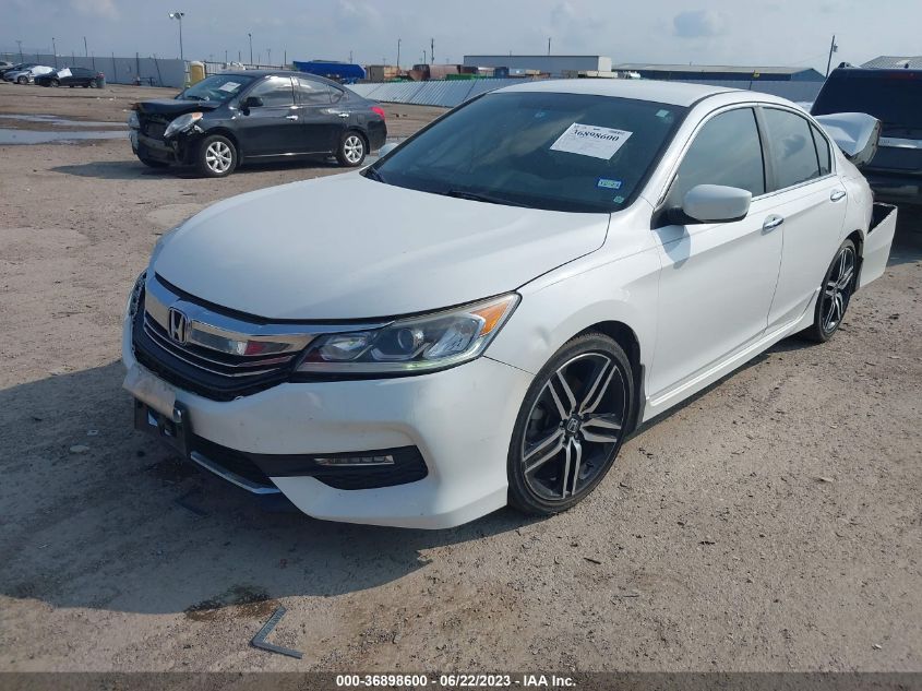 2016 HONDA ACCORD SEDAN SPORT - 1HGCR2F52GA015669