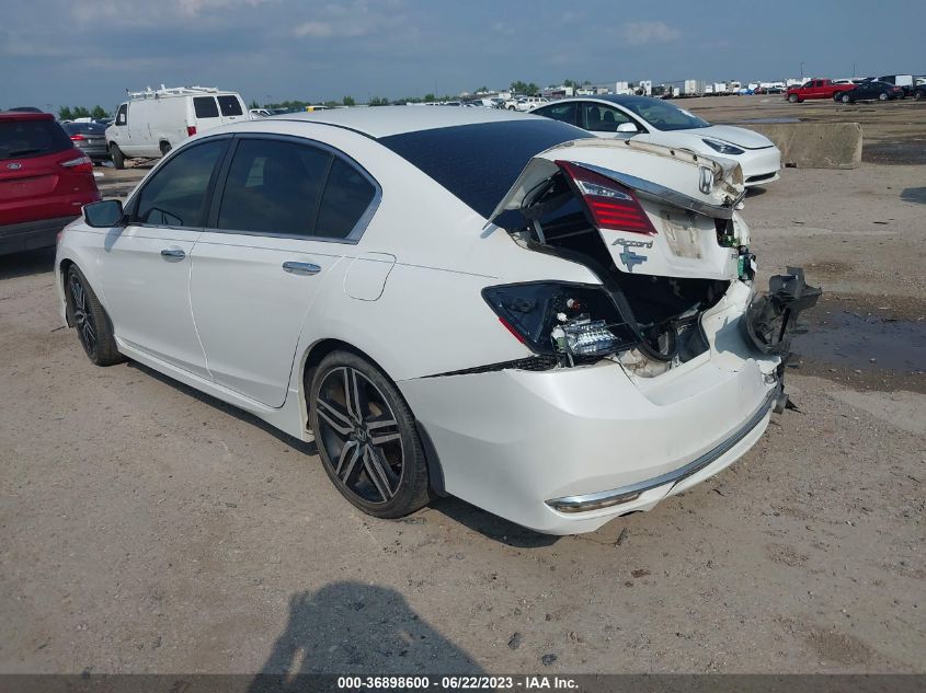 2016 HONDA ACCORD SEDAN SPORT - 1HGCR2F52GA015669