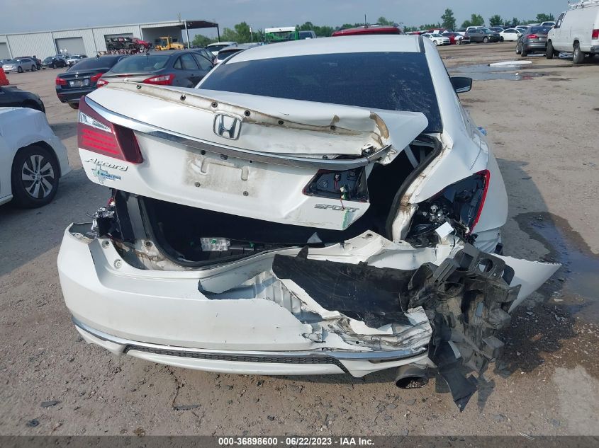 2016 HONDA ACCORD SEDAN SPORT - 1HGCR2F52GA015669