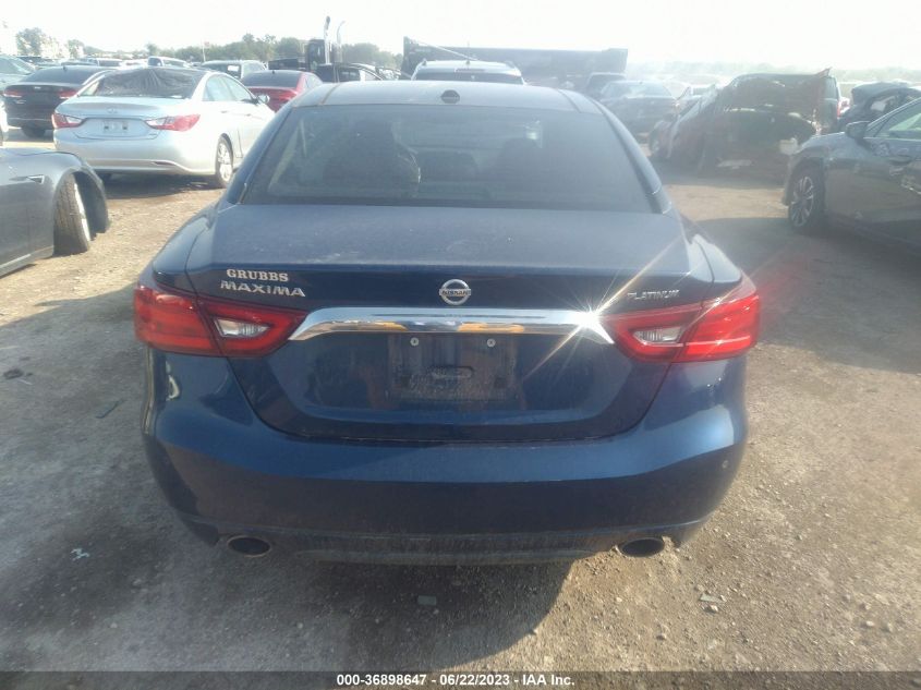 2016 NISSAN MAXIMA 3.5 PLATINUM - 1N4AA6AP3GC387383