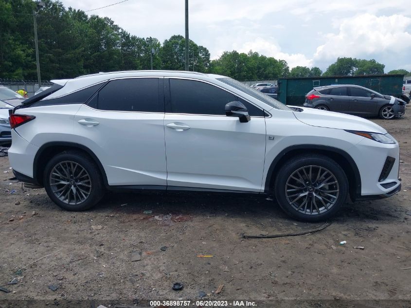 2020 LEXUS RX RX 350 F SPORT - 2T2YZMDA0LC227181