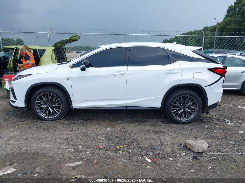 2020 LEXUS RX RX 350 F SPORT - 2T2YZMDA0LC227181