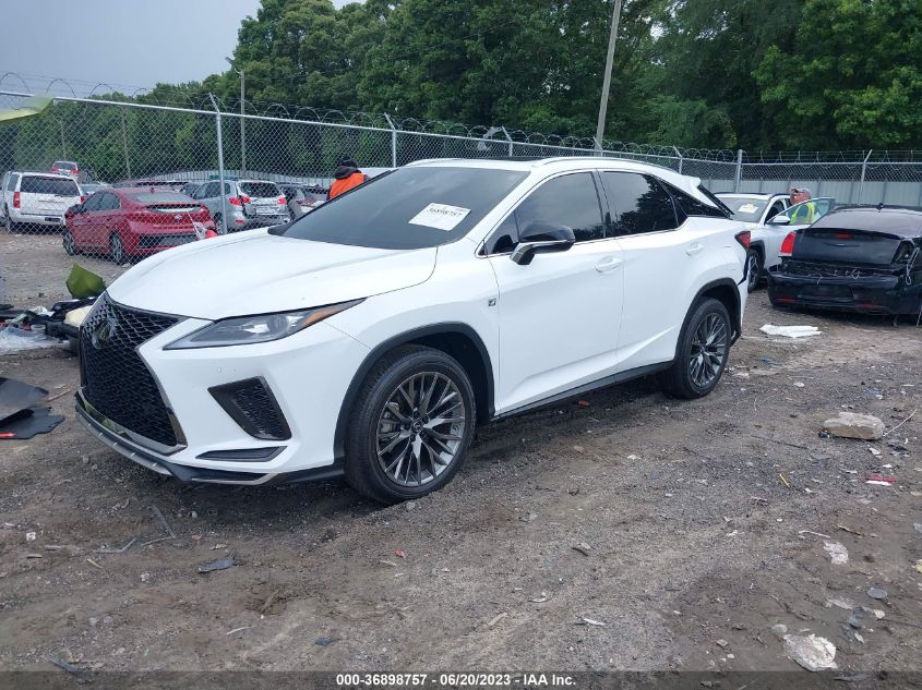 2020 LEXUS RX RX 350 F SPORT - 2T2YZMDA0LC227181