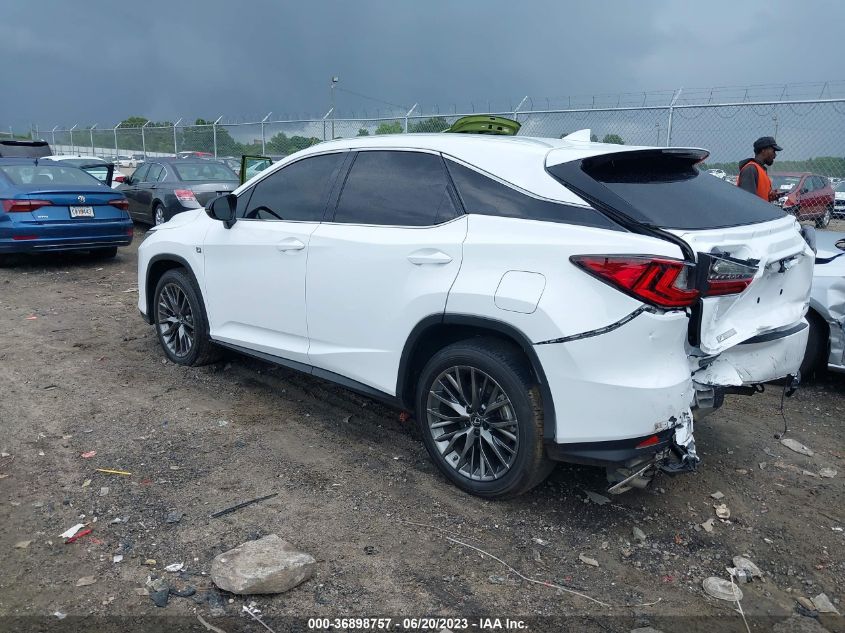 2020 LEXUS RX RX 350 F SPORT - 2T2YZMDA0LC227181
