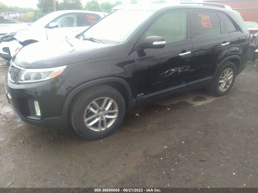2014 KIA SORENTO LX - 5XYKTCA60EG436689
